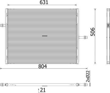 MAHLE CIR 40 000P - Radiateur basse température, intercooler droxauto.com