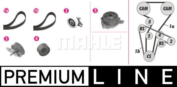 MAHLE CPK 109 000P - Pompe à eau + kit de courroie de distribution droxauto.com