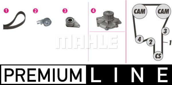 MAHLE CPK 117 000P - Pompe à eau + kit de courroie de distribution droxauto.com