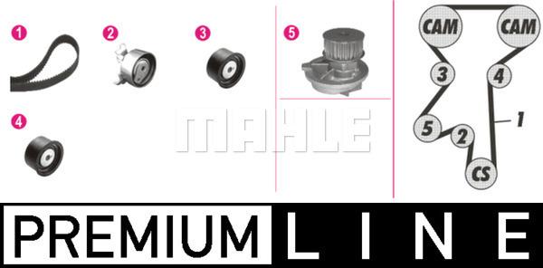 MAHLE CPK 13 000P - Pompe à eau + kit de courroie de distribution droxauto.com