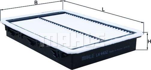 MAHLE LX 4432 - Filtre à air droxauto.com