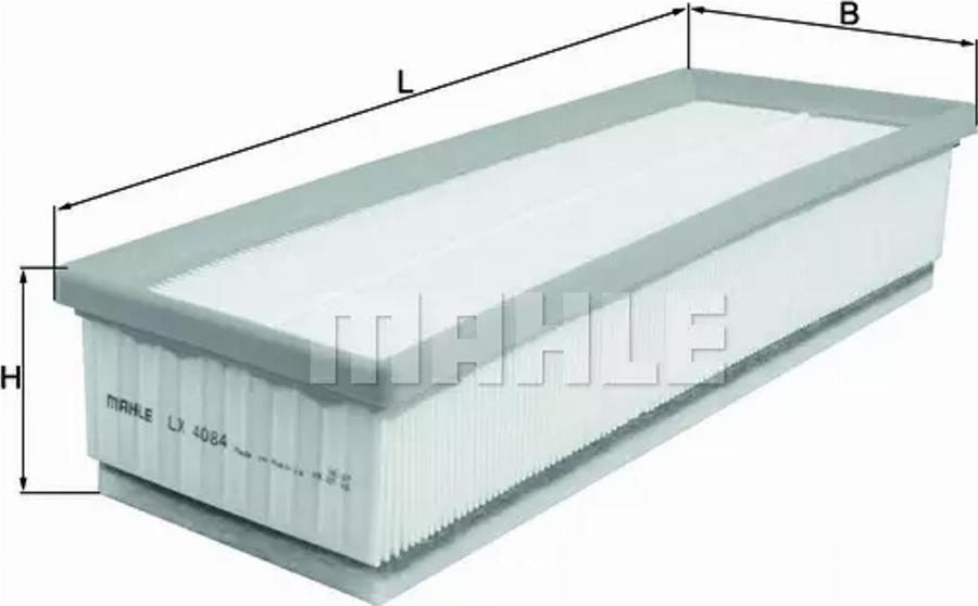 MAHLE LX 4084 - Filtre à air droxauto.com