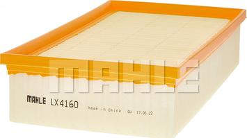 MAHLE LX 4160 - Filtre à air droxauto.com
