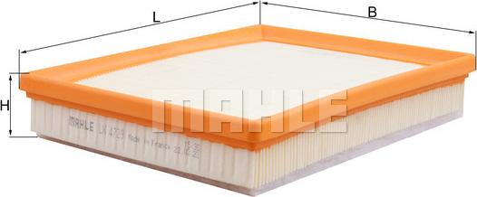 MAHLE LX 4729 - Filtre à air droxauto.com
