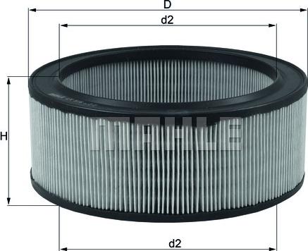 MAHLE LX 516 - Filtre à air droxauto.com