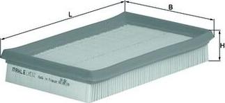 MAHLE LX 532 - Filtre à air droxauto.com