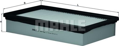 MAHLE LX 1943 - Filtre à air droxauto.com