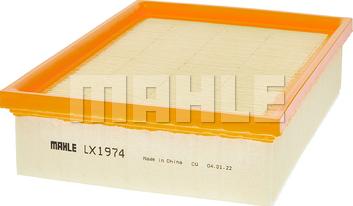 MAHLE LX 1974 - Filtre à air droxauto.com
