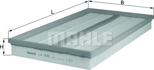 MAHLE LX 1573 - Filtre à air droxauto.com