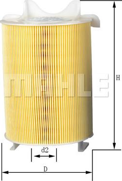 MAHLE LX 1899 - Filtre à air droxauto.com