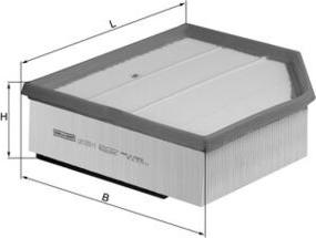 MAHLE LX 1289/1 - Filtre à air droxauto.com