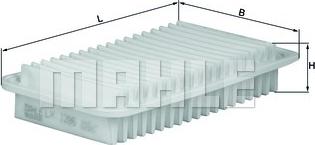 MAHLE LX 1286 - Filtre à air droxauto.com