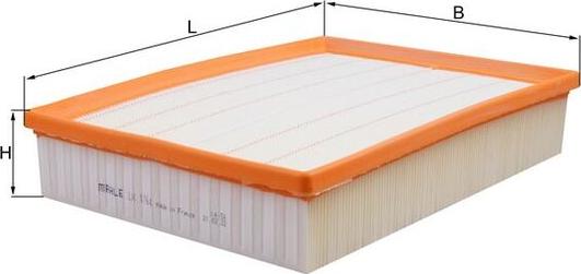 MAHLE LX 1764 - Filtre à air droxauto.com