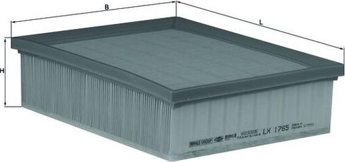 MAHLE LX 1765 - Filtre à air droxauto.com