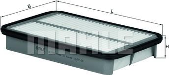 MAHLE LX 811 - Filtre à air droxauto.com