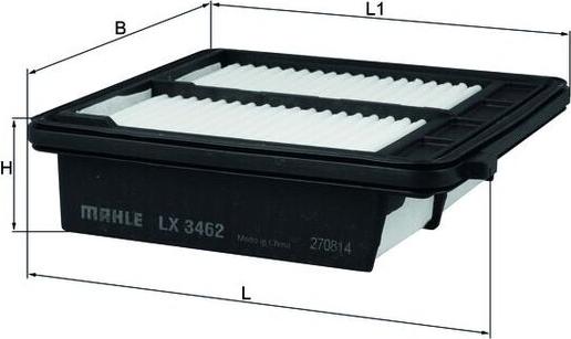 MAHLE LX 3462 - Filtre à air droxauto.com