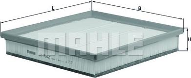 MAHLE LX 3062 - Filtre à air droxauto.com