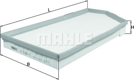 MAHLE LX 3188/11 - Filtre à air droxauto.com