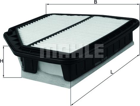 MAHLE LX 3298 - Filtre à air droxauto.com
