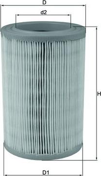 MAHLE LX 3285 - Filtre à air droxauto.com