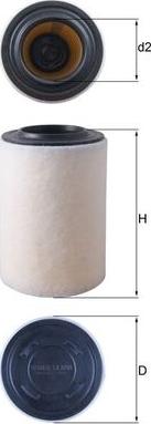 MAHLE LX 3286 - Filtre à air droxauto.com