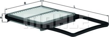 MAHLE LX 2678 - Filtre à air droxauto.com