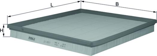 MAHLE LX 2065/1 - Filtre à air droxauto.com