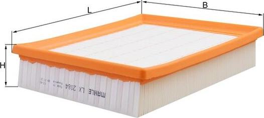 MAHLE LX 2084 - Filtre à air droxauto.com