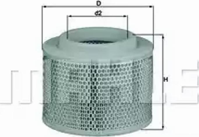 MAHLE LX 2808/1 - Filtre à air droxauto.com