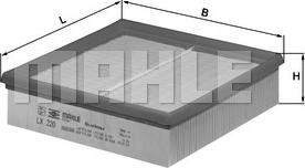 MAHLE LX 220 - Filtre à air droxauto.com