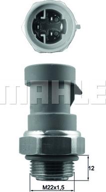 MAHLE TSW 66 - Interrupteur de température, ventilateur de radiateur droxauto.com