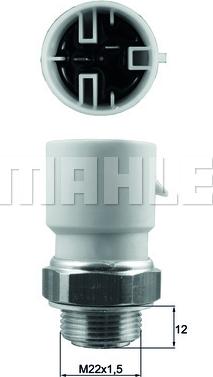 MAHLE TSW 61 - Interrupteur de température, ventilateur de radiateur droxauto.com