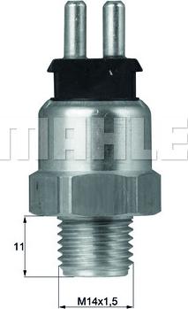 MAHLE TSW 19D - Interrupteur de température, ventilateur de radiateur droxauto.com