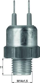 MAHLE TSW 15D - Interrupteur de température, ventilateur de radiateur droxauto.com