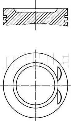 MAHLE 038 24 01 - Piston droxauto.com