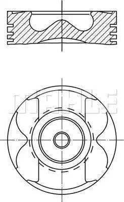 MAHLE 004 56 13 - Piston droxauto.com