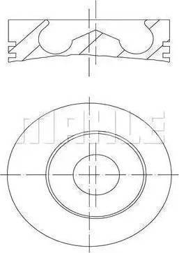 MAHLE 015 91 10 - Piston droxauto.com