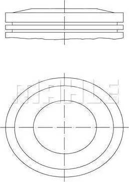 MAHLE 012 10 01 - Piston droxauto.com