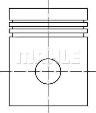 MAHLE 013 60 01 - Piston droxauto.com