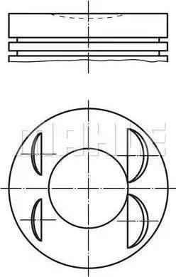 MAHLE 039 65 02 - Piston droxauto.com