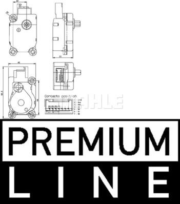 MAHLE AA 6 000P - Élément d'ajustage, clapet de mélange droxauto.com