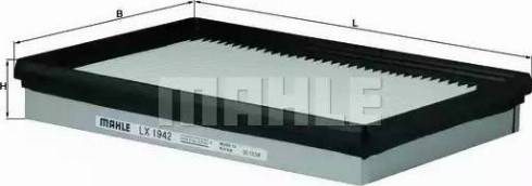 MAHLE LX 1942 - Filtre à air droxauto.com
