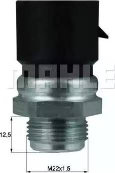 MAHLE TSW 37D - Interrupteur de température, ventilateur de radiateur droxauto.com