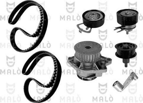 AKRON-MALÒ 1555049 - Pompe à eau + kit de courroie de distribution droxauto.com