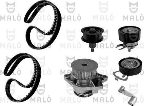 AKRON-MALÒ 1555024 - Pompe à eau + kit de courroie de distribution droxauto.com