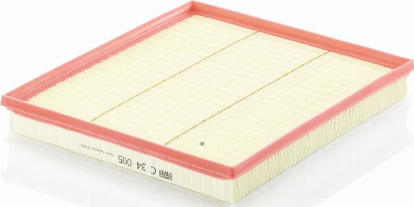 Mann-Filter C 34 005 - Filtre à air droxauto.com