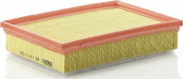 Mann-Filter C 25 114/1 - Filtre à air droxauto.com