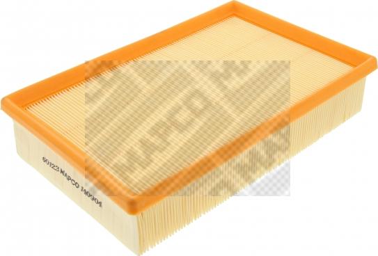 Mapco 60123 - Filtre à air droxauto.com