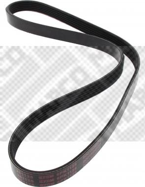 Mapco 261125 - Courroie trapézoïdale à nervures droxauto.com