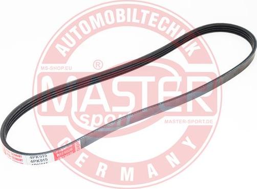 MASTER-SPORT 4PK915-PCS-MS - Courroie trapézoïdale à nervures droxauto.com